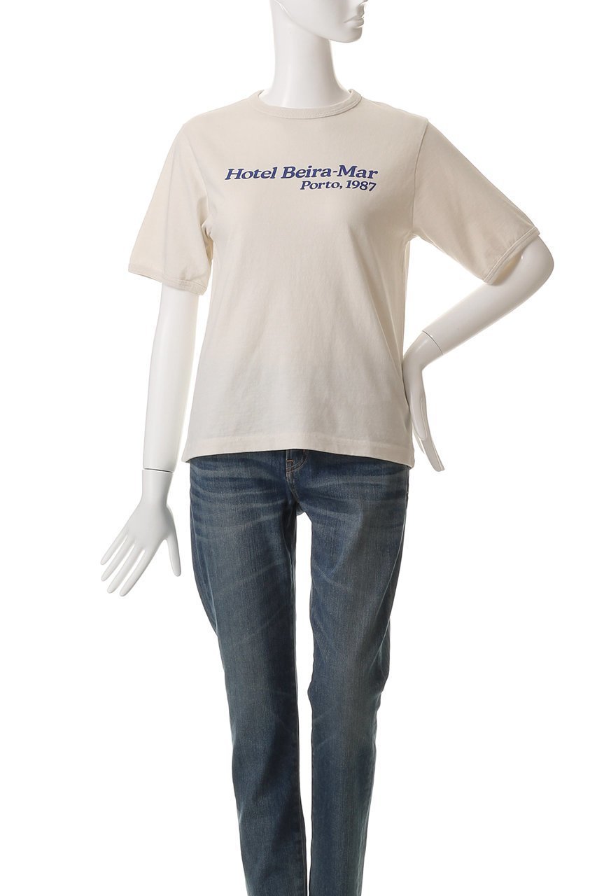 【シンゾーン/Shinzone】のHOTEL Beira-Mar Tシャツ 人気、トレンドファッション・服の通販 founy(ファニー) 　ファッション　Fashion　レディースファッション　Fashion for Women　トップス・カットソー　Cut & Sew Tops　シャツ・ブラウス・オフィスカジュアル　Elegant Blouses & Button-Ups　ロングTシャツ・Tシャツ　Longline T-Shirts & Tees　カットソー・ベーシックTシャツ　Cut-and-Sewn Tops / Stretch Tees & Basics　コンパクト　Compact, Small Size　ショート　Short, Short Length　スリーブ　Sleeve, Long Sleeve / Short Sleeve　センター　Center, Center Line　デニム　Denim, Jeans Material　ボトム　Bottoms, Lower Wear　モチーフ　Motif, Design Theme　other-2|ID: prp329100004537214 ipo3291000000032835656