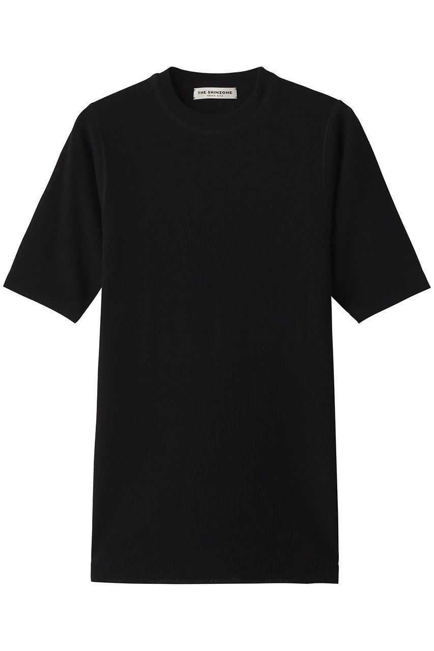 【シンゾーン/Shinzone】のミッドサマーニットTシャツ インテリア・キッズ・メンズ・レディースファッション・服の通販 founy(ファニー) 　ファッション　Fashion　レディースファッション　WOMEN　トップス・カットソー　Tops/Tshirt　ニット　Knit Tops　シャツ/ブラウス　Shirts/Blouses　ロング / Tシャツ　T-Shirts　プルオーバー　Pullover　インナー　Inner　コンパクト　Compact　シアー　Sheer　シンプル　Simple　NEW・新作・新着・新入荷　New Arrivals　ブラック|ID: prp329100004537218 ipo3291000000032062016