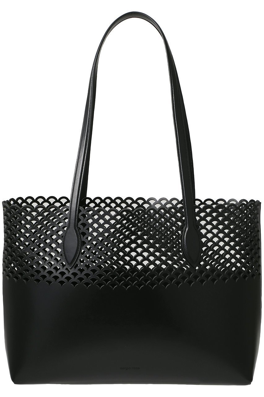 【セルジオ ロッシ/SERGIO ROSSI】のsrMERMAID TOTE 人気、トレンドファッション・服の通販 founy(ファニー) 　ファッション　Fashion　レディースファッション　WOMEN　バッグ　Bag　カッティング　Cutting　コレクション　Collection　シェイプ　Shape　トレンド　Trend　フラット　Flat　ポーチ　Pouch　マーメイド　Mermaid　ワーク　Work　NEW・新作・新着・新入荷　New Arrivals　 other-1|ID: prp329100004537223 ipo3291000000032062053