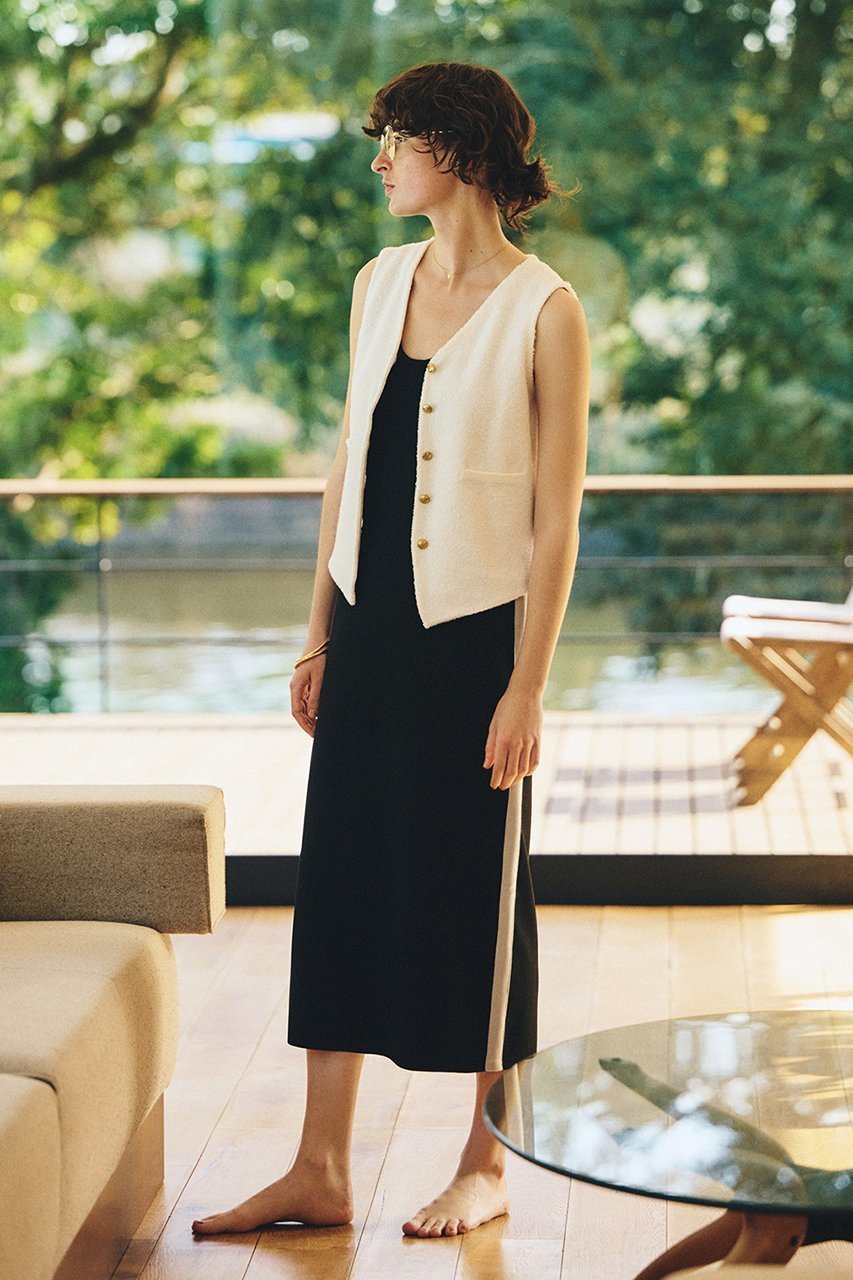 【サードマガジン/THIRD MAGAZINE】のラインニットワンピース 人気、トレンドファッション・服の通販 founy(ファニー) 　ファッション　Fashion　レディースファッション　Fashion for Women　ワンピース　Dresses　ニットワンピース　Knit Dresses　チュニック　Tunic Tops & Dresses　カーディガン　Cardigan, Knitwear　チュニック　Tunic, Long Top　ロング　Long, Long-Length　other-6|ID: prp329100004537232 ipo3291000000032785770