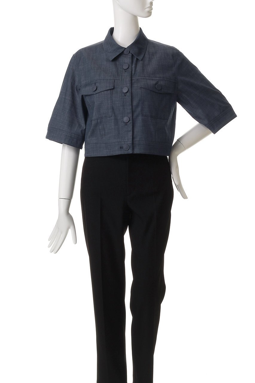 【アナイ/ANAYI】のスラブデニムライクゴブソデBZ 人気、トレンドファッション・服の通販 founy(ファニー) 　ファッション　Fashion　レディースファッション　WOMEN　アウター　Coat Outerwear　ジャケット　Jackets　ブルゾン　Blouson/Jackets　エアリー　Airy　シンプル　Simple　ジャケット　Jacket　デニム　Denim　ブルゾン　Blouson　NEW・新作・新着・新入荷　New Arrivals　other-2|ID: prp329100004537235 ipo3291000000032062125