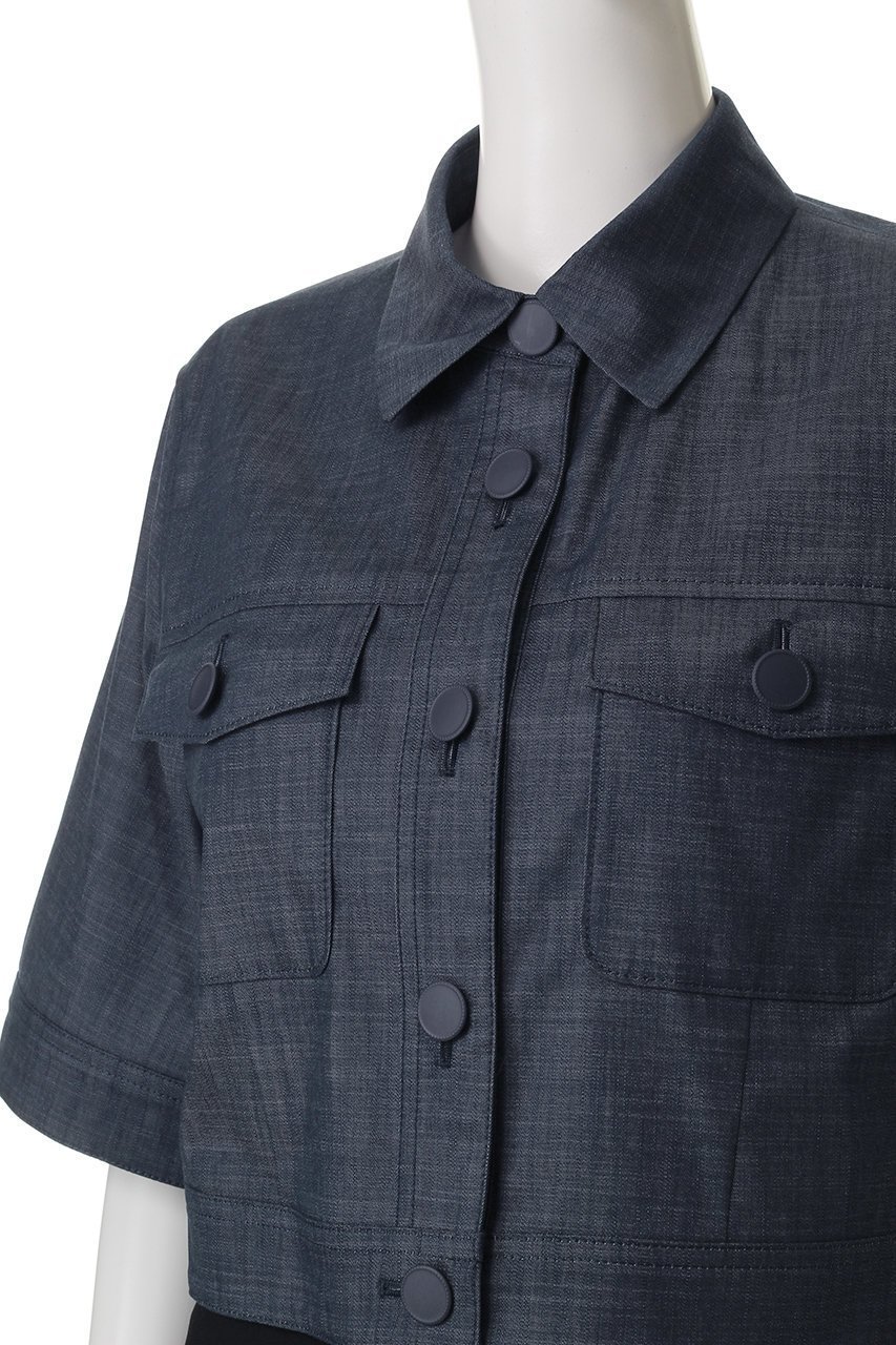 【アナイ/ANAYI】のスラブデニムライクゴブソデBZ 人気、トレンドファッション・服の通販 founy(ファニー) 　ファッション　Fashion　レディースファッション　WOMEN　アウター　Coat Outerwear　ジャケット　Jackets　ブルゾン　Blouson/Jackets　エアリー　Airy　シンプル　Simple　ジャケット　Jacket　デニム　Denim　ブルゾン　Blouson　NEW・新作・新着・新入荷　New Arrivals　other-5|ID: prp329100004537235 ipo3291000000032062131