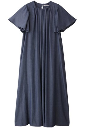 【ハウス オブ ロータス/HOUSE OF LOTUS】 ナチュラルシャンブレーギャザーワンピース人気、トレンドファッション・服の通販 founy(ファニー) ファッション Fashion レディースファッション WOMEN ワンピース Dress チュニック Tunic ギャザー Gather シャンブレー Chambray チュニック Tunic ロング Long エレガント 上品 Elegant 吸水 Water Absorption 夏 Summer NEW・新作・新着・新入荷 New Arrivals 軽量 Lightweight |ID:prp329100004537236