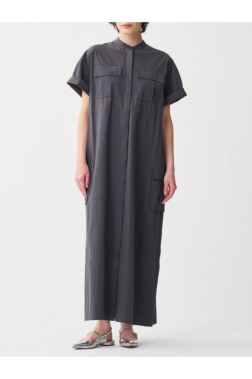 【アンクレイヴ/uncrave】のカラータイプライター シャツワンピース 人気、トレンドファッション・服の通販 founy(ファニー) 　ファッション　Fashion　レディースファッション　WOMEN　ワンピース　Dress　シャツワンピース　Shirt Dresses　チュニック　Tunic　インド　India　オーガニック　Organic　タイプライター　Typewriter　チュニック　Tunic　フラップ　Flap　ポケット　Pocket　リラックス　Relax　ロング　Long　NEW・新作・新着・新入荷　New Arrivals　other-7|ID: prp329100004537242 ipo3291000000032062282