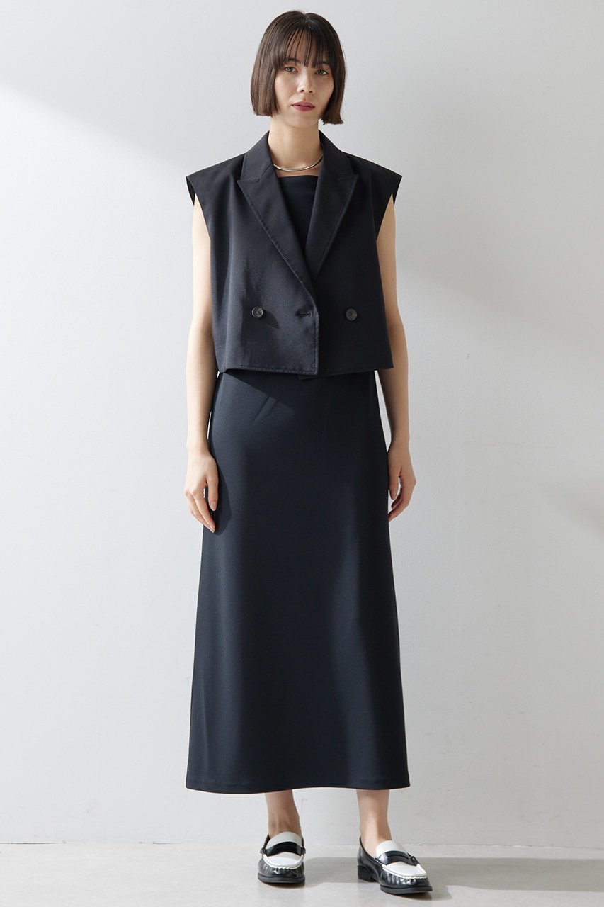 【ウィムガゼット/Whim Gazette】のカットジョーゼットワンピース 人気、トレンドファッション・服の通販 founy(ファニー) 　ファッション　Fashion　レディースファッション　WOMEN　ワンピース　Dress　チュニック　Tunic　インナー　Inner　エレガント 上品　Elegant　ジャージー　Jersey　ジョーゼット　Georgette　スクエア　Square　ストレッチ　Stretch　チュニック　Tunic　ロング　Long　今季　This Season　NEW・新作・新着・新入荷　New Arrivals　other-5|ID: prp329100004537243 ipo3291000000032062289