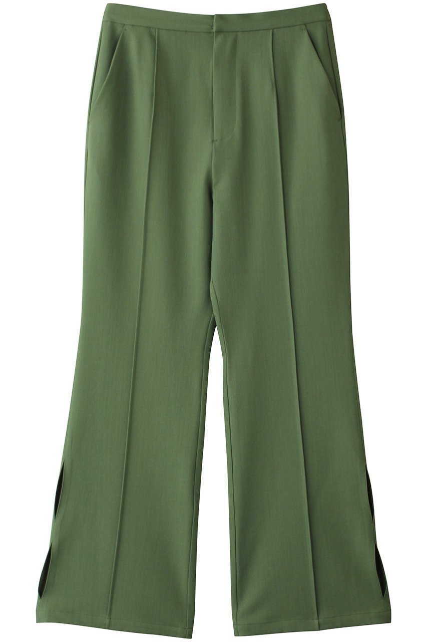 【マノフ/MANOF】のHEM SLIT PANTS/パンツ インテリア・キッズ・メンズ・レディースファッション・服の通販 founy(ファニー) 　ファッション　Fashion　レディースファッション　WOMEN　パンツ　Pants　スリット　Slit　センター　Center　夏　Summer　NEW・新作・新着・新入荷　New Arrivals　GREEN|ID: prp329100004539412 ipo3291000000032074132