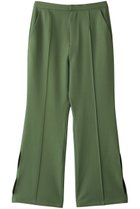 【マノフ/MANOF】のHEM SLIT PANTS/パンツ 人気、トレンドファッション・服の通販 founy(ファニー) ファッション Fashion レディースファッション Fashion for Women パンツ Pants & Trousers スリット Slit, Slit Detail センター Center, Center Line 夏 Summer thumbnail GREEN|ID: prp329100004539412 ipo3291000000035690840