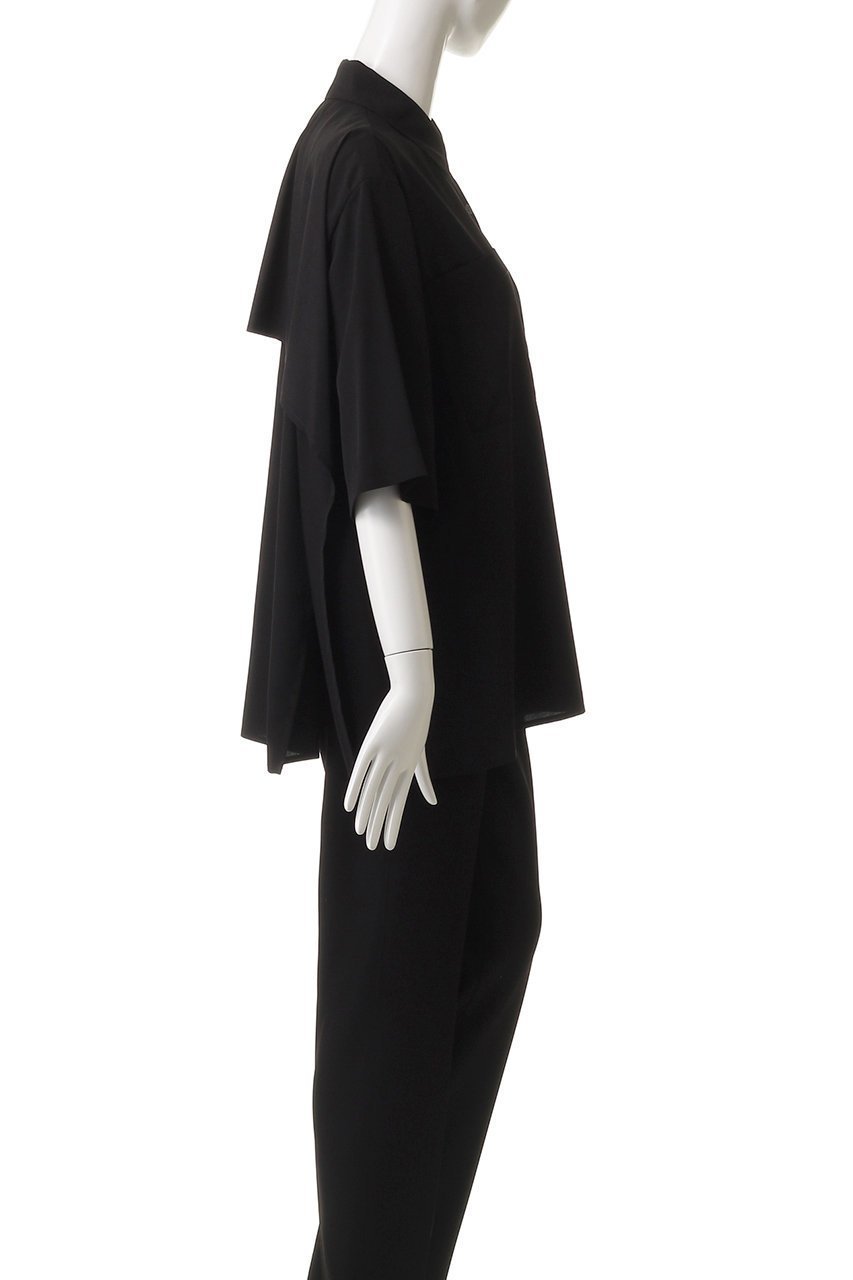 【マノフ/MANOF】のBACK LAYER SHIRT/シャツ 人気、トレンドファッション・服の通販 founy(ファニー) 　ファッション　Fashion　レディースファッション　Fashion for Women　トップス・カットソー　Cut & Sew Tops　シャツ・ブラウス・オフィスカジュアル　Elegant Blouses & Button-Ups　ショート　Short, Short Length　シンプル　Simple, Minimal　スリーブ　Sleeve, Long Sleeve / Short Sleeve　ドレープ　Drape, Draping Fabric　フロント　Front, Front Design　ワイド　Wide, Wide Fit　エレガント 上品　Elegant　other-3|ID: prp329100004539413 ipo3291000000033821892