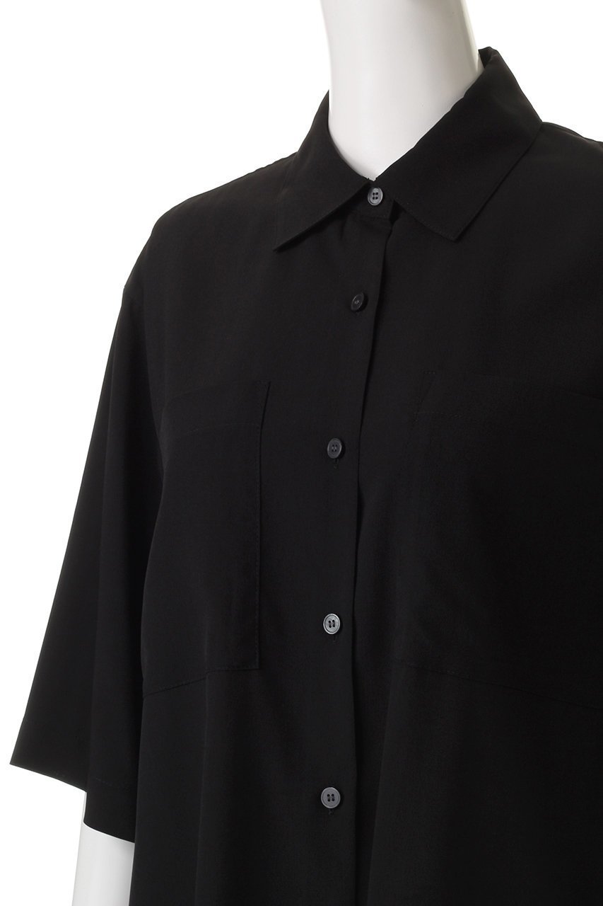 【マノフ/MANOF】のBACK LAYER SHIRT/シャツ 人気、トレンドファッション・服の通販 founy(ファニー) 　ファッション　Fashion　レディースファッション　Fashion for Women　トップス・カットソー　Cut & Sew Tops　シャツ・ブラウス・オフィスカジュアル　Elegant Blouses & Button-Ups　ショート　Short, Short Length　シンプル　Simple, Minimal　スリーブ　Sleeve, Long Sleeve / Short Sleeve　ドレープ　Drape, Draping Fabric　フロント　Front, Front Design　ワイド　Wide, Wide Fit　エレガント 上品　Elegant　other-5|ID: prp329100004539413 ipo3291000000033821894