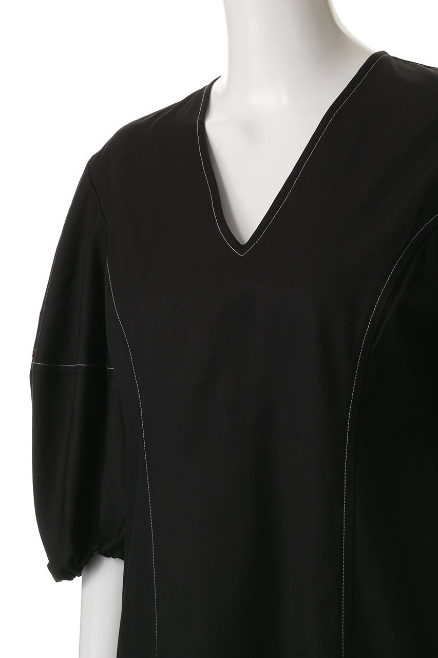 【マノフ/MANOF】のBI COLOR STICH ONE PIECE/ワンピース 人気、トレンドファッション・服の通販 founy(ファニー) 　ファッション　Fashion　レディースファッション　Fashion for Women　ワンピース　Dresses　チュニック　Tunic Tops & Dresses　サンダル　Sandals, Summer Shoes　ストレート　Straight, Straight Cut　チュニック　Tunic, Long Top　ヌーディ　Nude, Nude Tone　ロング　Long, Long-Length　エレガント 上品　Elegant　other-5|ID: prp329100004539414 ipo3291000000035690272