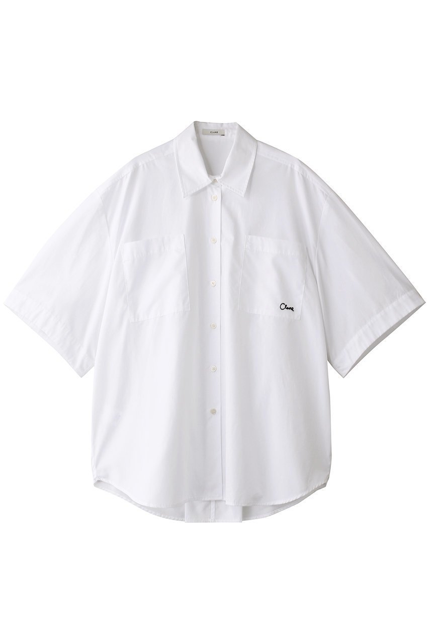 【クラネ/CLANE】のHALF SLEEVE HUGE SHIRTS/シャツ 人気、トレンドファッション・服の通販 founy(ファニー) 　ファッション　Fashion　レディースファッション　WOMEN　トップス・カットソー　Tops/Tshirt　シャツ/ブラウス　Shirts/Blouses　ショルダー　Shoulder　ショート　Short　スリーブ　Sleeve　ポケット　Pocket　エレガント 上品　Elegant　NEW・新作・新着・新入荷　New Arrivals　 other-1|ID: prp329100004539415 ipo3291000000032074152