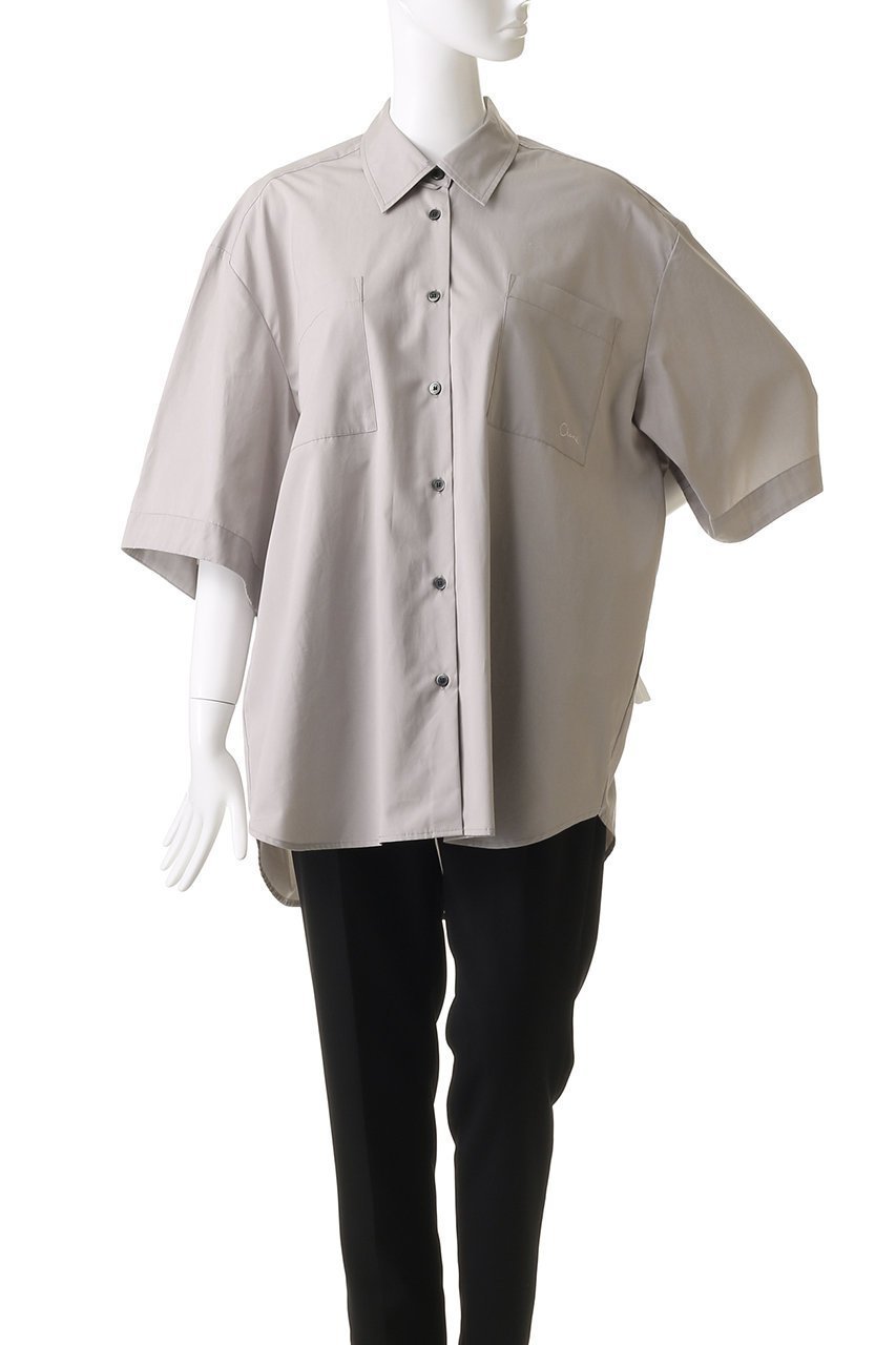 【クラネ/CLANE】のHALF SLEEVE HUGE SHIRTS/シャツ 人気、トレンドファッション・服の通販 founy(ファニー) 　ファッション　Fashion　レディースファッション　WOMEN　トップス・カットソー　Tops/Tshirt　シャツ/ブラウス　Shirts/Blouses　ショルダー　Shoulder　ショート　Short　スリーブ　Sleeve　ポケット　Pocket　エレガント 上品　Elegant　NEW・新作・新着・新入荷　New Arrivals　other-2|ID: prp329100004539415 ipo3291000000032074156