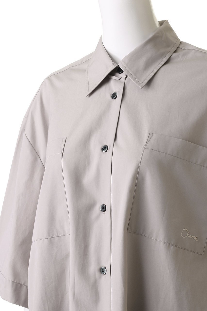 【クラネ/CLANE】のHALF SLEEVE HUGE SHIRTS/シャツ 人気、トレンドファッション・服の通販 founy(ファニー) 　ファッション　Fashion　レディースファッション　WOMEN　トップス・カットソー　Tops/Tshirt　シャツ/ブラウス　Shirts/Blouses　ショルダー　Shoulder　ショート　Short　スリーブ　Sleeve　ポケット　Pocket　エレガント 上品　Elegant　NEW・新作・新着・新入荷　New Arrivals　other-5|ID: prp329100004539415 ipo3291000000032074159