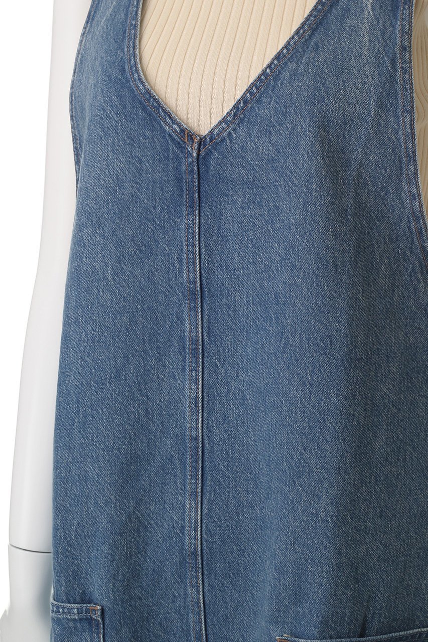 【マザー/MOTHER】のTHE O YEAH デニムミニワンピース(WPO) 人気、トレンドファッション・服の通販 founy(ファニー) 　ファッション　Fashion　レディースファッション　WOMEN　ワンピース　Dress　チュニック　Tunic　インナー　Inner　チュニック　Tunic　デニム　Denim　ノースリーブ　No Sleeve　NEW・新作・新着・新入荷　New Arrivals　other-5|ID: prp329100004539417 ipo3291000000032074174