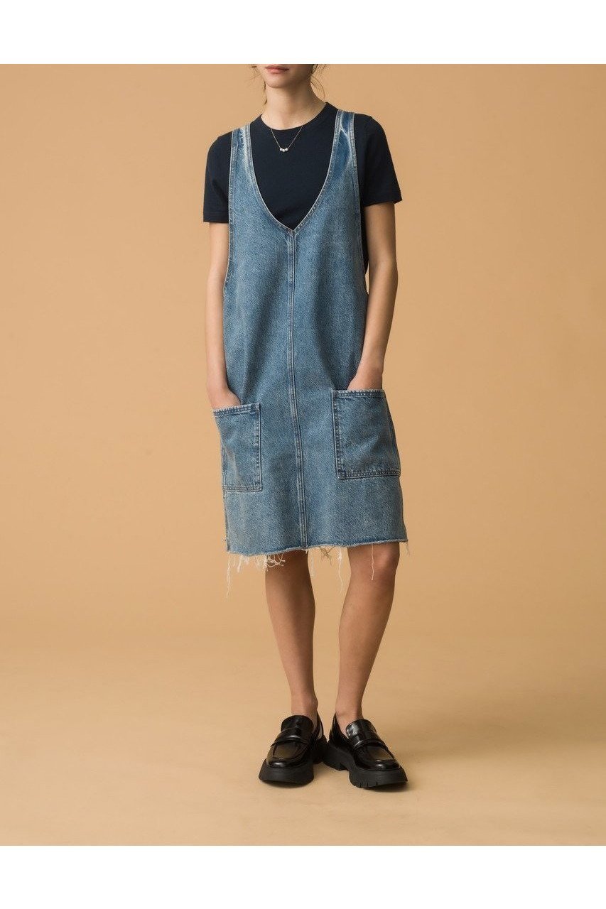 【マザー/MOTHER】のTHE O YEAH デニムミニワンピース(WPO) 人気、トレンドファッション・服の通販 founy(ファニー) 　ファッション　Fashion　レディースファッション　WOMEN　ワンピース　Dress　チュニック　Tunic　インナー　Inner　チュニック　Tunic　デニム　Denim　ノースリーブ　No Sleeve　NEW・新作・新着・新入荷　New Arrivals　other-7|ID: prp329100004539417 ipo3291000000032074176