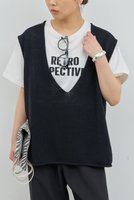 【ガリャルダガランテ/GALLARDAGALANTE】の深Vニットプルオーバー 人気、トレンドファッション・服の通販 founy(ファニー) ファッション Fashion レディースファッション WOMEN トップス・カットソー Tops/Tshirt ニット Knit Tops プルオーバー Pullover サマー Summer スリーブ Sleeve タンク Tank フレンチ French リネン Linen 夏 Summer NEW・新作・新着・新入荷 New Arrivals |ID:prp329100004539420