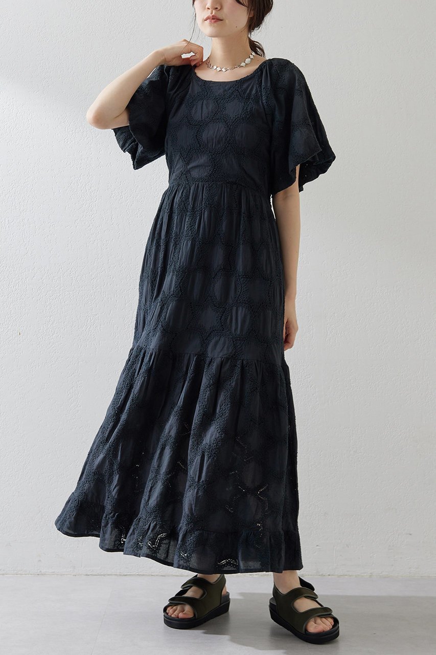 【ウィムガゼット/Whim Gazette】のエンブロイダリーパフワンピース 人気、トレンドファッション・服の通販 founy(ファニー) 　ファッション　Fashion　レディースファッション　WOMEN　ワンピース　Dress　チュニック　Tunic　スリーブ　Sleeve　チュニック　Tunic　パターン　Pattern　リゾート　Resort　ロング　Long　エレガント 上品　Elegant　夏　Summer　NEW・新作・新着・新入荷　New Arrivals　春　Spring　S/S・春夏　Ss・Spring/Summer　other-3|ID: prp329100004539431 ipo3291000000032074288