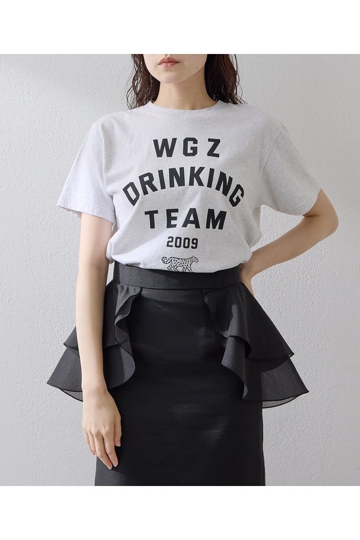【ウィムガゼット/Whim Gazette】のDRINKING TEE インテリア・キッズ・メンズ・レディースファッション・服の通販 founy(ファニー) https://founy.com/ ファッション Fashion レディースファッション WOMEN トップス・カットソー Tops/Tshirt シャツ/ブラウス Shirts/Blouses ロング / Tシャツ T-Shirts カットソー Cut and Sewn イエロー Yellow インナー Inner カットソー Cut And Sew コンパクト Compact ショート Short ジャケット Jacket スリーブ Sleeve プリント Print ボトム Bottom ロング Long 半袖 Short Sleeve NEW・新作・新着・新入荷 New Arrivals |ID: prp329100004539433 ipo3291000000032074292