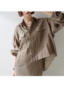 【ウィムガゼット/Whim Gazette】のツイル顔料染めスクエアシャツ 人気、トレンドファッション・服の通販 founy(ファニー) ファッション Fashion レディースファッション WOMEN トップス・カットソー Tops/Tshirt シャツ/ブラウス Shirts/Blouses インナー Inner エレガント 上品 Elegant ヴィンテージ Vintage コンパクト Compact ショート Short スクエア Square スリーブ Sleeve セットアップ Set Up タンブラー Tumbler ツイル Twill デニム Denim バランス Balance ロング Long おすすめ Recommend 夏 Summer NEW・新作・新着・新入荷 New Arrivals |ID:prp329100004539434