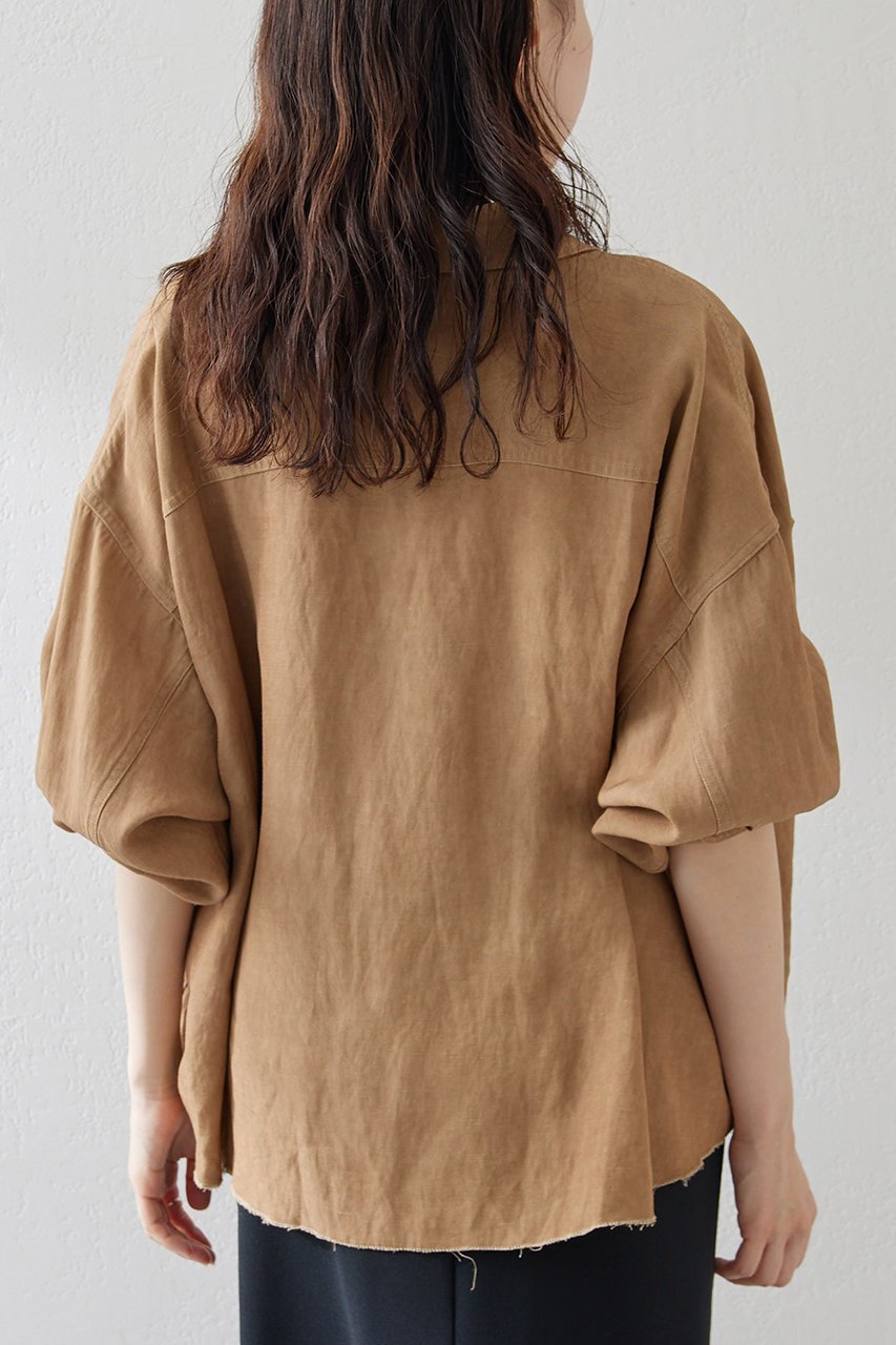 【ウィムガゼット/Whim Gazette】のツイル顔料染めスクエアシャツ 人気、トレンドファッション・服の通販 founy(ファニー) 　ファッション　Fashion　レディースファッション　WOMEN　トップス・カットソー　Tops/Tshirt　シャツ/ブラウス　Shirts/Blouses　インナー　Inner　エレガント 上品　Elegant　ヴィンテージ　Vintage　コンパクト　Compact　ショート　Short　スクエア　Square　スリーブ　Sleeve　セットアップ　Set Up　タンブラー　Tumbler　ツイル　Twill　デニム　Denim　バランス　Balance　ロング　Long　おすすめ　Recommend　夏　Summer　NEW・新作・新着・新入荷　New Arrivals　other-4|ID: prp329100004539434 ipo3291000000032074313