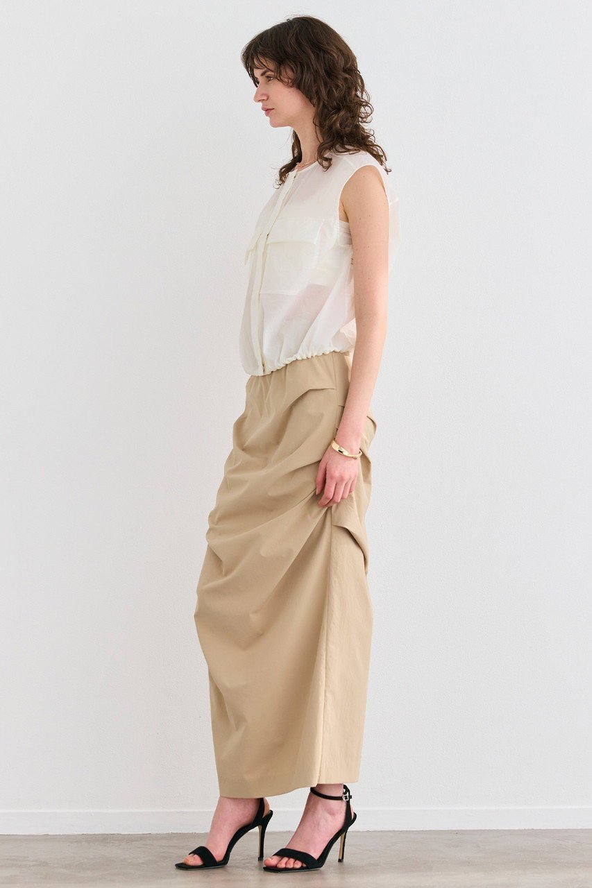 【ベイジ,/BEIGE,】のYANN(ヤン)/サイドタックIラインロングスカート 人気、トレンドファッション・服の通販 founy(ファニー) 　ファッション　Fashion　レディースファッション　Fashion for Women　スカート　Skirts　ロングスカート　Long Skirts / Maxi & Midi Skirts　シンプル　Simple, Minimal　ロング　Long, Long-Length　other-7|ID: prp329100004539437 ipo3291000000032811271