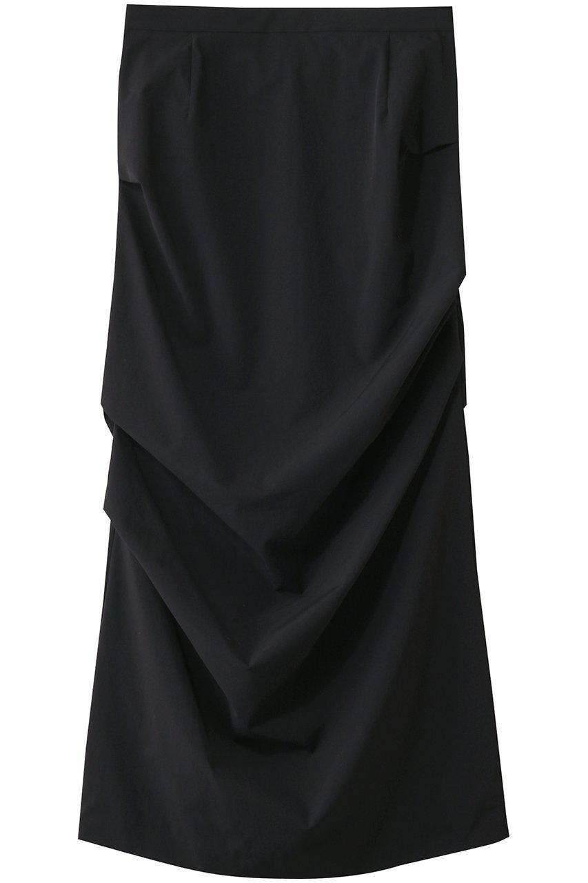 【ベイジ,/BEIGE,】のYANN(ヤン)/サイドタックIラインロングスカート インテリア・キッズ・メンズ・レディースファッション・服の通販 founy(ファニー) 　ファッション　Fashion　レディースファッション　Fashion for Women　スカート　Skirts　ロングスカート　Long Skirts / Maxi & Midi Skirts　シンプル　Simple, Minimal　ロング　Long, Long-Length　Black|ID: prp329100004539437 ipo3291000000035056849