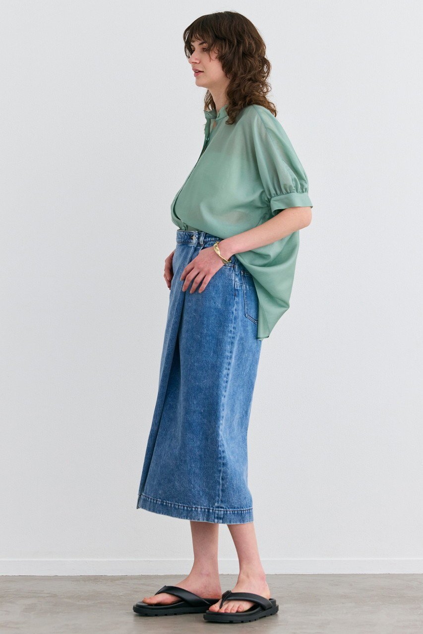 【ベイジ,/BEIGE,】のAMARYLLIS(アマリリス)/シアーパフオーバーサイズブラウス 人気、トレンドファッション・服の通販 founy(ファニー) 　ファッション　Fashion　レディースファッション　Fashion for Women　トップス・カットソー　Cut & Sew Tops　シャツ・ブラウス・オフィスカジュアル　Elegant Blouses & Button-Ups　ショート　Short, Short Length　スリーブ　Sleeve, Long Sleeve / Short Sleeve　フェミニン　Feminine, Girly　other-7|ID: prp329100004539440 ipo3291000000032784883