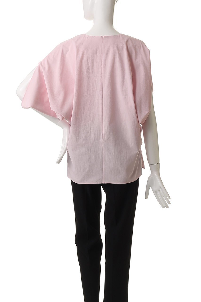 【ベイジ,/BEIGE,】のYANN(ヤン)/Vスリットプルオーバーブラウス 人気、トレンドファッション・服の通販 founy(ファニー) 　ファッション　Fashion　レディースファッション　Fashion for Women　トップス・カットソー　Cut & Sew Tops　シャツ・ブラウス・オフィスカジュアル　Elegant Blouses & Button-Ups　カジュアルプルオーバー・ニットトップス　Pullovers & Knit Tops / Casual Pullovers　ショート　Short, Short Length　シンプル　Simple, Minimal　スリット　Slit, Slit Detail　スリーブ　Sleeve, Long Sleeve / Short Sleeve　ドレープ　Drape, Draping Fabric　定番　Standard, Basic Item　ビジネス 仕事 通勤　Business / Work / Commuting　other-4|ID: prp329100004539441 ipo3291000000035062965