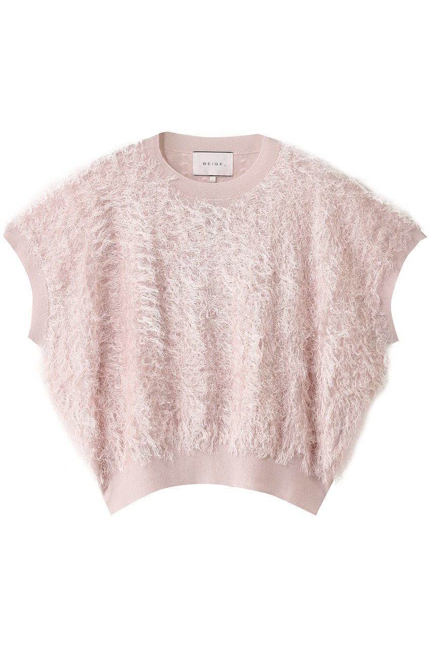 【ベイジ,/BEIGE,】のLYCORIS(リコリス)/カットジャカードプルオーバーニット インテリア・キッズ・メンズ・レディースファッション・服の通販 founy(ファニー) 　ファッション　Fashion　レディースファッション　WOMEN　トップス・カットソー　Tops/Tshirt　ニット　Knit Tops　プルオーバー　Pullover　カットソー　Cut And Sew　ジャカード　Jacquard　フォルム　Form　リラックス　Relax　NEW・新作・新着・新入荷　New Arrivals　Light Pink|ID: prp329100004539443 ipo3291000000032074401