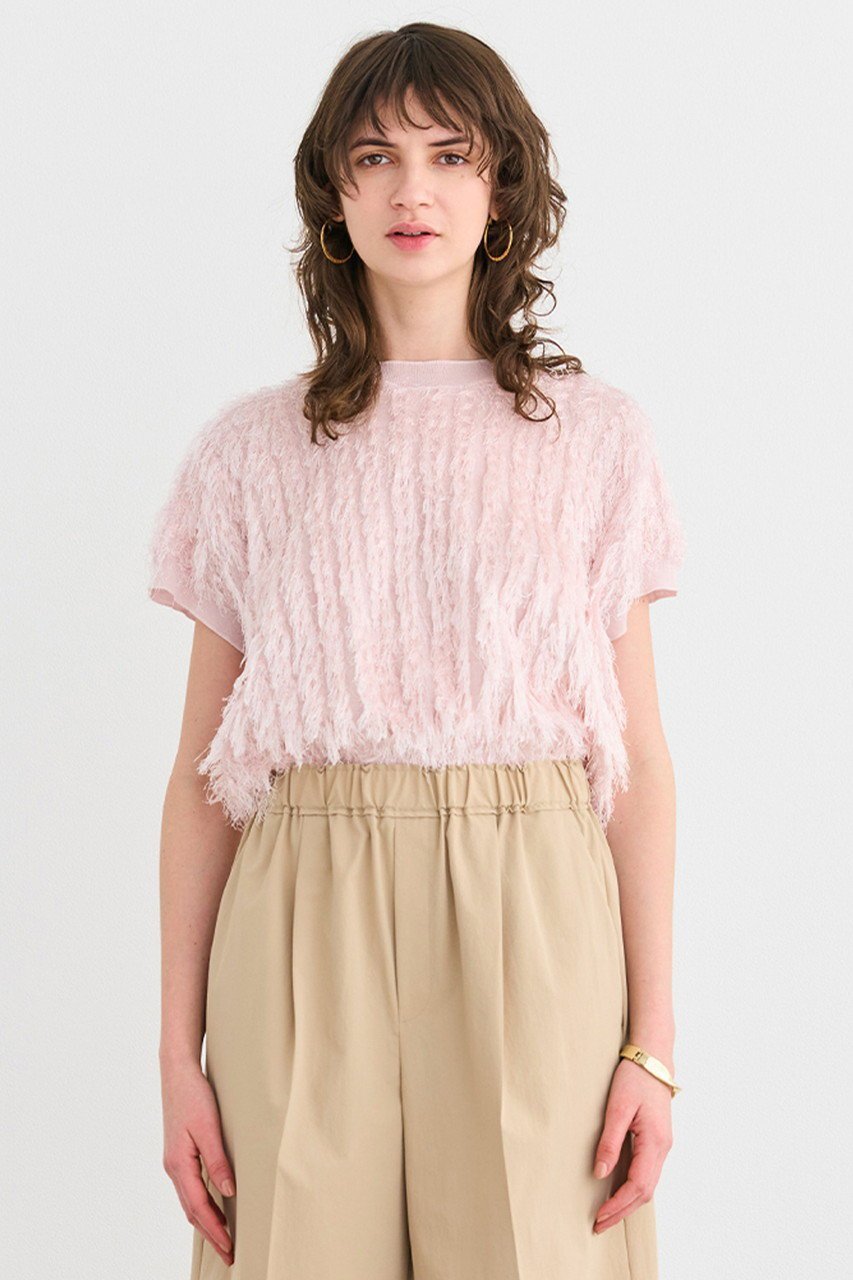 【ベイジ,/BEIGE,】のLYCORIS(リコリス)/カットジャカードプルオーバーニット 人気、トレンドファッション・服の通販 founy(ファニー) 　ファッション　Fashion　レディースファッション　Fashion for Women　トップス・カットソー　Cut & Sew Tops　ニット　Knit Tops & Sweaters　カジュアルプルオーバー・ニットトップス　Pullovers & Knit Tops / Casual Pullovers　カットソー　Cut and Sewn Top　ジャカード／ジャガード　Jacquard, Woven Pattern　フォルム　Silhouette, Form　リラックス　Relax, Relaxed Fit　other-8|ID: prp329100004539443 ipo3291000000032784921