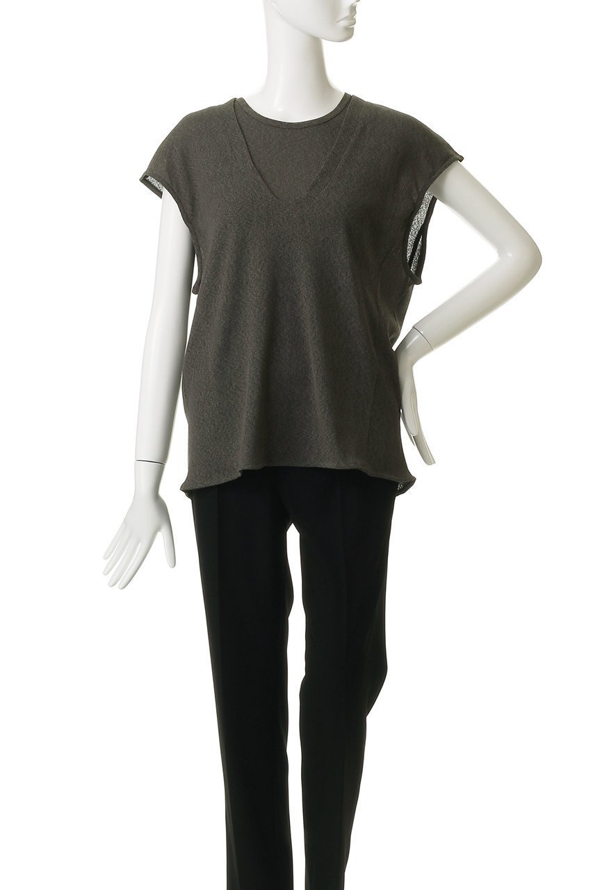 【ミディウミソリッド/MIDIUMISOLID】のsheer ensemble.S アンサンブル 人気、トレンドファッション・服の通販 founy(ファニー) 　ファッション　Fashion　レディースファッション　Fashion for Women　トップス・カットソー　Cut & Sew Tops　アンサンブルニット　Knit Ensembles & Twin Sets　シャツ・ブラウス・オフィスカジュアル　Elegant Blouses & Button-Ups　アンサンブル　Ensemble Set　サマー　Summer, Summer Style　シアー　Sheer, See-Through　ショート　Short, Short Length　スリーブ　Sleeve, Long Sleeve / Short Sleeve　ノースリーブ　Sleeveless, No-Sleeve　other-2|ID: prp329100004539445 ipo3291000000032784926