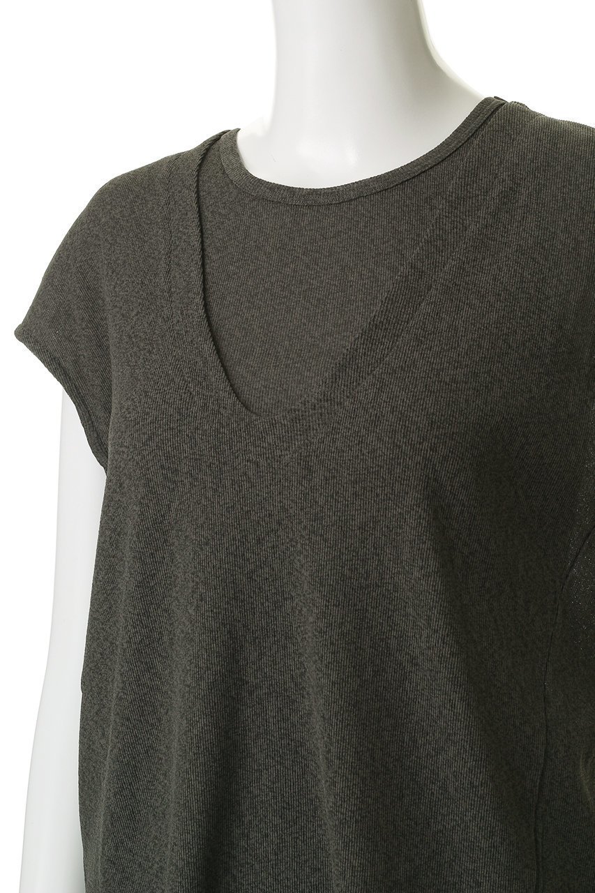 【ミディウミソリッド/MIDIUMISOLID】のsheer ensemble.S アンサンブル 人気、トレンドファッション・服の通販 founy(ファニー) 　ファッション　Fashion　レディースファッション　Fashion for Women　トップス・カットソー　Cut & Sew Tops　アンサンブルニット　Knit Ensembles & Twin Sets　シャツ・ブラウス・オフィスカジュアル　Elegant Blouses & Button-Ups　アンサンブル　Ensemble Set　サマー　Summer, Summer Style　シアー　Sheer, See-Through　ショート　Short, Short Length　スリーブ　Sleeve, Long Sleeve / Short Sleeve　ノースリーブ　Sleeveless, No-Sleeve　other-5|ID: prp329100004539445 ipo3291000000036058345