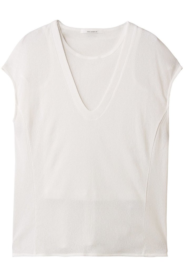 【ミディウミソリッド/MIDIUMISOLID】のsheer ensemble.S アンサンブル インテリア・キッズ・メンズ・レディースファッション・服の通販 founy(ファニー) https://founy.com/ ファッション Fashion レディースファッション Fashion for Women トップス・カットソー Cut & Sew Tops アンサンブルニット Knit Ensembles & Twin Sets シャツ・ブラウス・オフィスカジュアル Elegant Blouses & Button-Ups アンサンブル Ensemble Set サマー Summer, Summer Style シアー Sheer, See-Through ショート Short, Short Length スリーブ Sleeve, Long Sleeve / Short Sleeve ノースリーブ Sleeveless, No-Sleeve |ID: prp329100004539445 ipo3291000000036394240