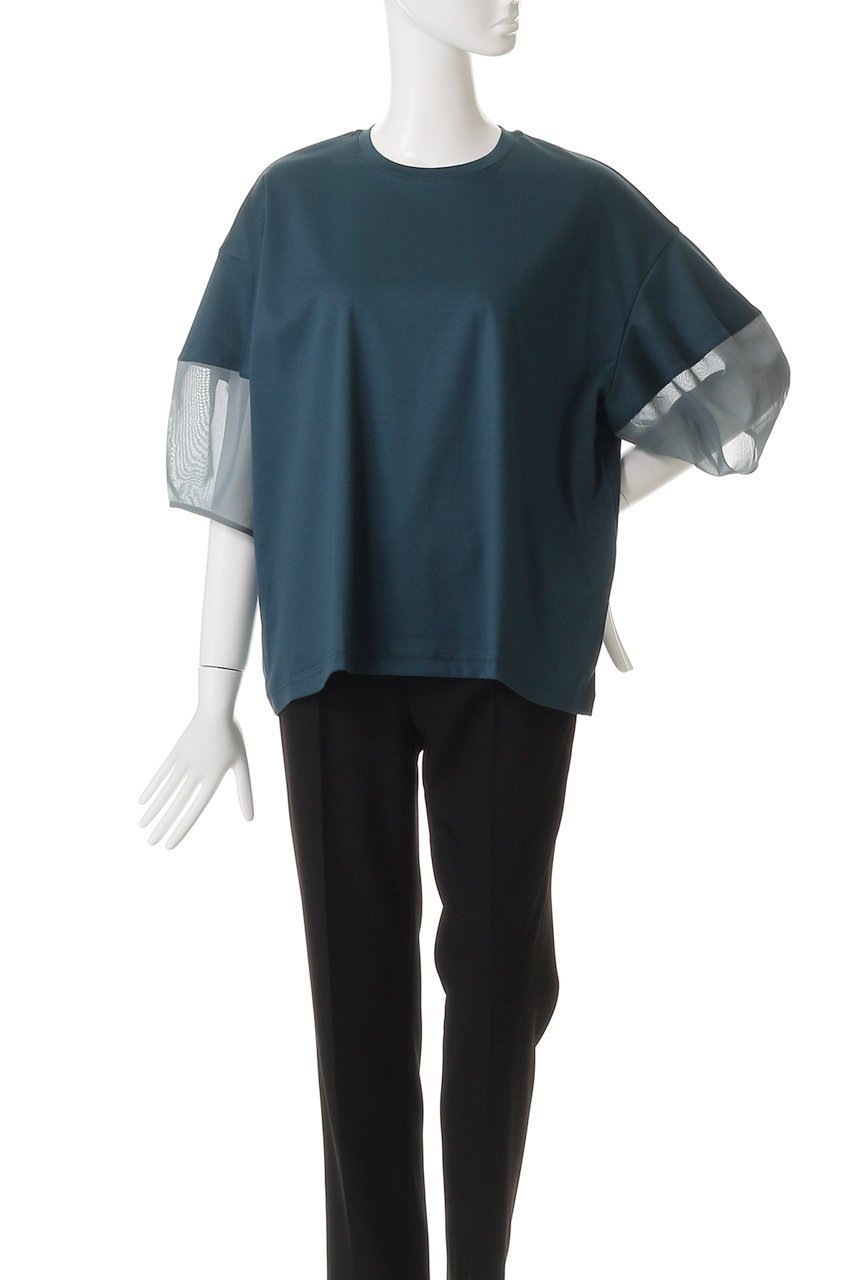 【ミディウミソリッド/MIDIUMISOLID】のsheer slv conscious T.S Tシャツ 人気、トレンドファッション・服の通販 founy(ファニー) 　ファッション　Fashion　レディースファッション　WOMEN　トップス・カットソー　Tops/Tshirt　シャツ/ブラウス　Shirts/Blouses　ロング / Tシャツ　T-Shirts　カットソー　Cut and Sewn　サマー　Summer　ショート　Short　シンプル　Simple　スリーブ　Sleeve　NEW・新作・新着・新入荷　New Arrivals　other-2|ID: prp329100004539447 ipo3291000000032074424