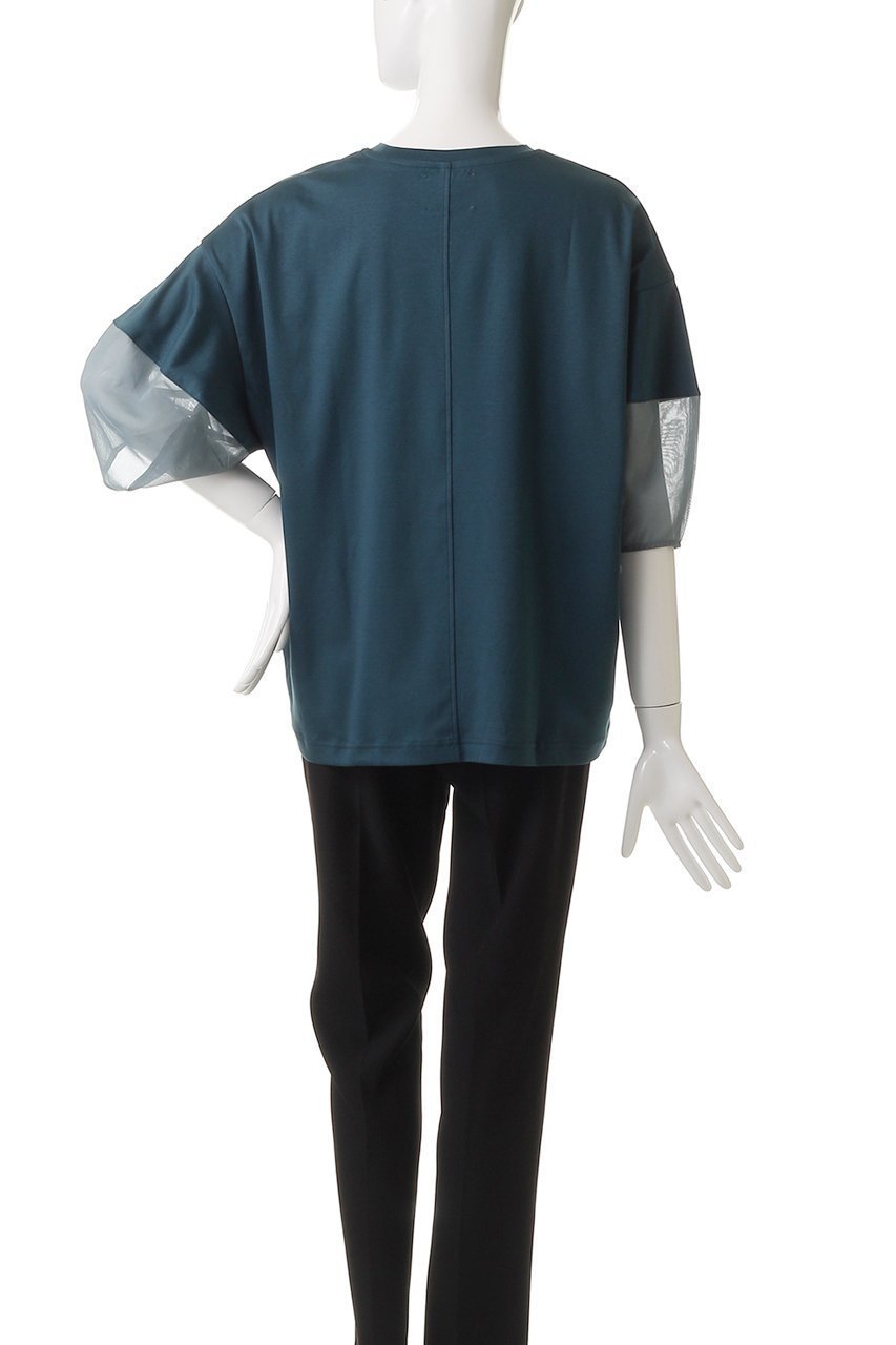 【ミディウミソリッド/MIDIUMISOLID】のsheer slv conscious T.S Tシャツ 人気、トレンドファッション・服の通販 founy(ファニー) 　ファッション　Fashion　レディースファッション　WOMEN　トップス・カットソー　Tops/Tshirt　シャツ/ブラウス　Shirts/Blouses　ロング / Tシャツ　T-Shirts　カットソー　Cut and Sewn　サマー　Summer　ショート　Short　シンプル　Simple　スリーブ　Sleeve　NEW・新作・新着・新入荷　New Arrivals　other-4|ID: prp329100004539447 ipo3291000000032074426