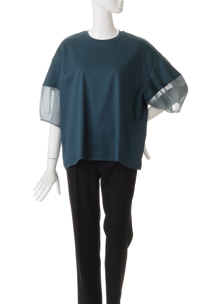 【ミディウミソリッド/MIDIUMISOLID】のsheer slv conscious T.S Tシャツ 人気、トレンドファッション・服の通販 founy(ファニー) 　ファッション　Fashion　レディースファッション　Fashion for Women　トップス・カットソー　Cut & Sew Tops　シャツ・ブラウス・オフィスカジュアル　Elegant Blouses & Button-Ups　ロングTシャツ・Tシャツ　Longline T-Shirts & Tees　カットソー・ベーシックTシャツ　Cut-and-Sewn Tops / Stretch Tees & Basics　サマー　Summer, Summer Style　ショート　Short, Short Length　シンプル　Simple, Minimal　スリーブ　Sleeve, Long Sleeve / Short Sleeve　other-2|ID: prp329100004539447 ipo3291000000032784937