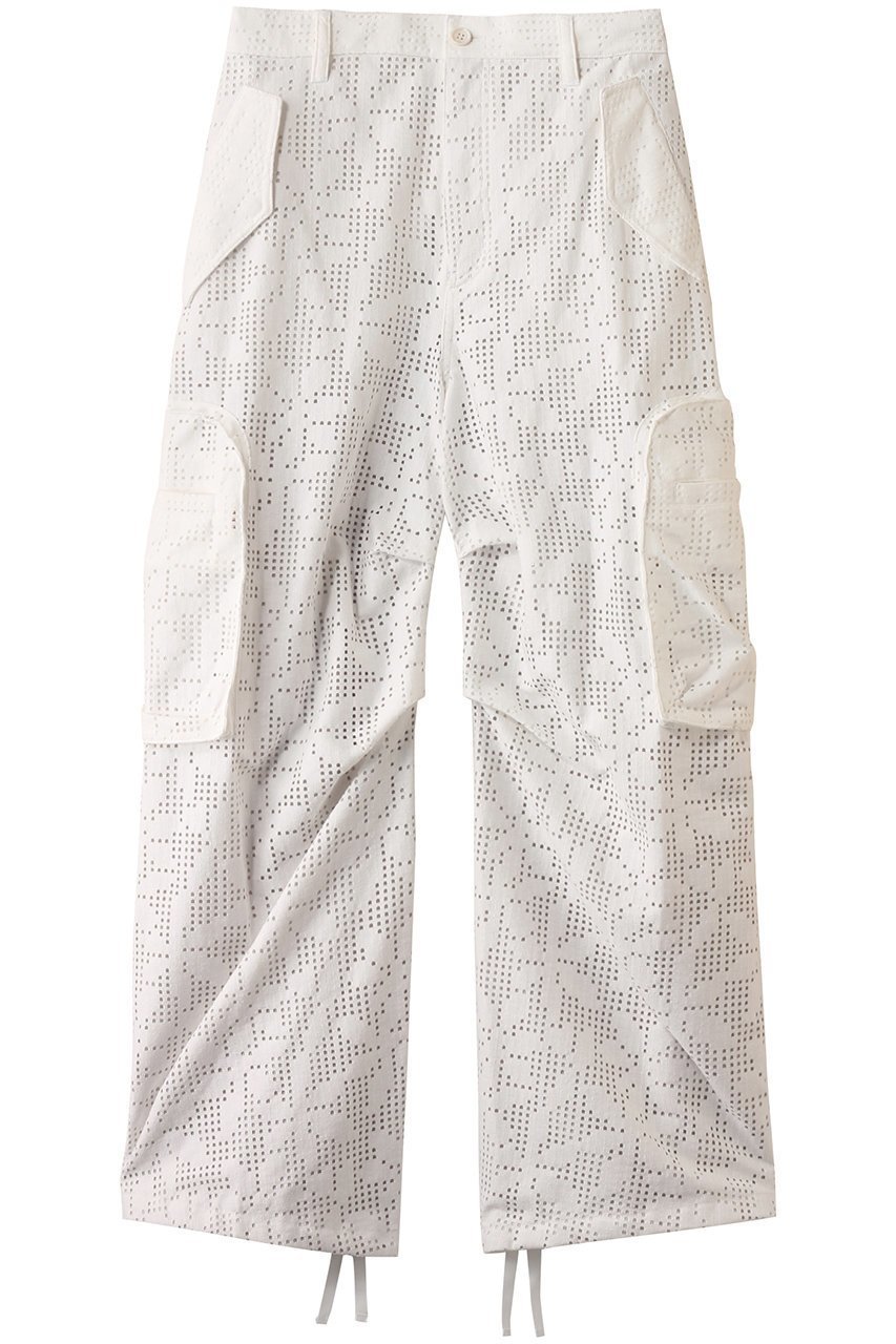 【ミディウミソリッド/MIDIUMISOLID / MEN】の【MEN】lace cargo PT パンツ インテリア・キッズ・メンズ・レディースファッション・服の通販 founy(ファニー) 　ファッション　Fashion　メンズファッション　MEN　ボトムス　Bottoms/Men　カーゴパンツ　Cargo Pants　クロップド　Cropped　コンパクト　Compact　トレンド　Trend　ドローコード　Draw Cord　ポケット　Pocket　ミリタリー　Military　レース　Race　ワーク　Work　NEW・新作・新着・新入荷　New Arrivals　off white|ID: prp329100004539448 ipo3291000000032074429