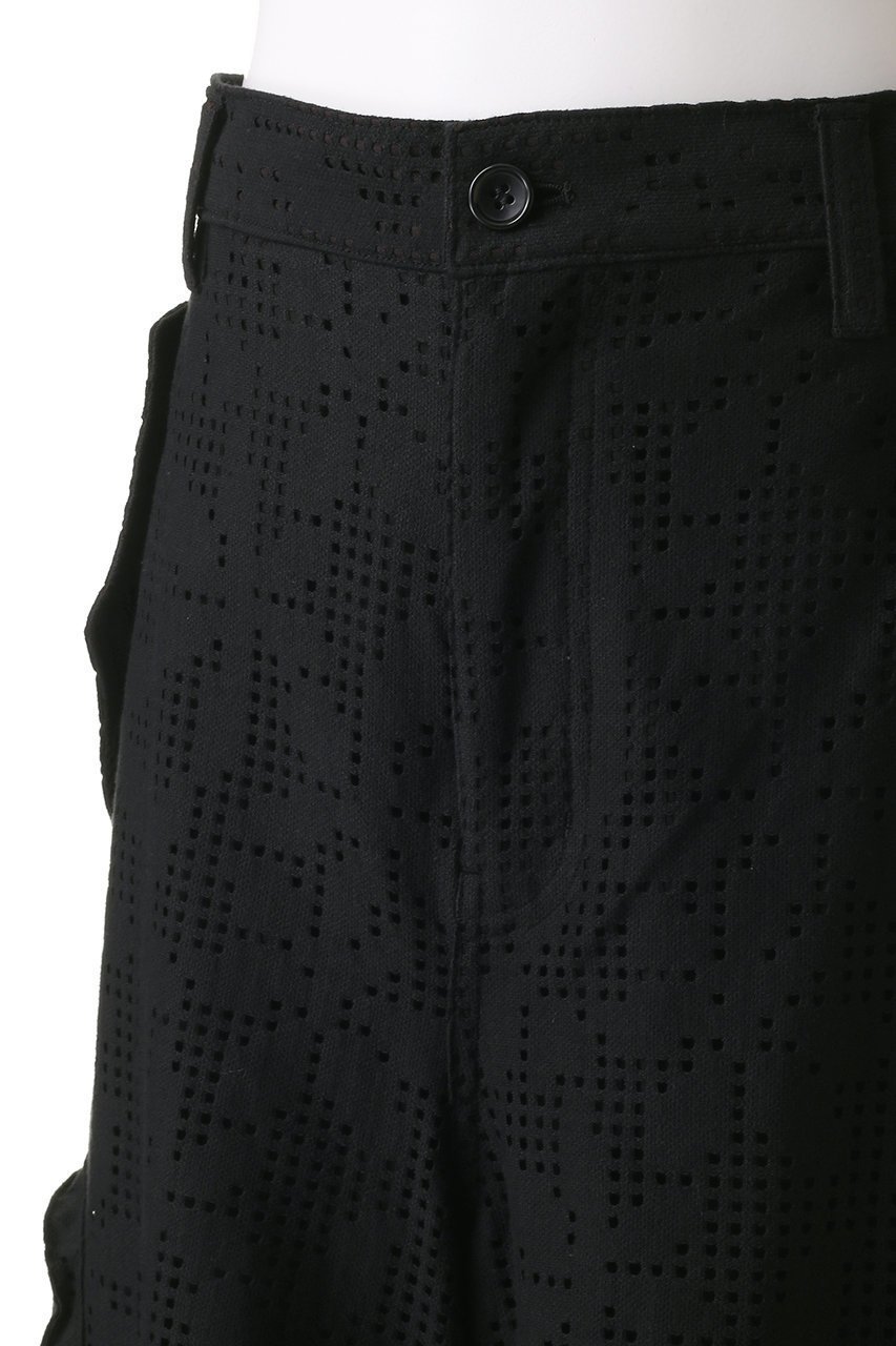 【ミディウミソリッド/MIDIUMISOLID / MEN】の【MEN】lace cargo PT パンツ 人気、トレンドファッション・服の通販 founy(ファニー) 　ファッション　Fashion　メンズファッション　MEN　ボトムス　Bottoms/Men　カーゴパンツ　Cargo Pants　クロップド　Cropped　コンパクト　Compact　トレンド　Trend　ドローコード　Draw Cord　ポケット　Pocket　ミリタリー　Military　レース　Race　ワーク　Work　NEW・新作・新着・新入荷　New Arrivals　other-5|ID: prp329100004539448 ipo3291000000032074434