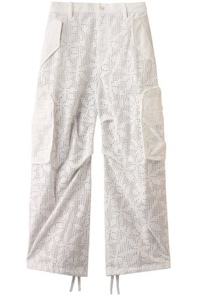 【ミディウミソリッド/MIDIUMISOLID / MEN】 【MEN】lace cargo PT パンツ人気、トレンドファッション・服の通販 founy(ファニー) ファッション Fashion メンズファッション Fashion for Men ボトムス Bottoms カーゴパンツ Cargo Pants, Utility Pants クロップド Cropped, Short Length コンパクト Compact, Small Size トレンド Trend, Trending Now ドローコード Drawcord, Drawstring Cord ポケット Pocket, Pocket Detail ミリタリー Military, Army Style レース Lace, Lace Fabric ワーク Workwear, Utility Style |ID:prp329100004539448