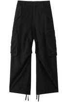 【ミディウミソリッド/MIDIUMISOLID / MEN】の【MEN】lace cargo PT パンツ 人気、トレンドファッション・服の通販 founy(ファニー) ファッション Fashion メンズファッション Fashion for Men ボトムス Bottoms カーゴパンツ Cargo Pants, Utility Pants クロップド Cropped, Short Length コンパクト Compact, Small Size トレンド Trend, Trending Now ドローコード Drawcord, Drawstring Cord ポケット Pocket, Pocket Detail ミリタリー Military, Army Style レース Lace, Lace Fabric ワーク Workwear, Utility Style thumbnail black|ID: prp329100004539448 ipo3291000000035951940