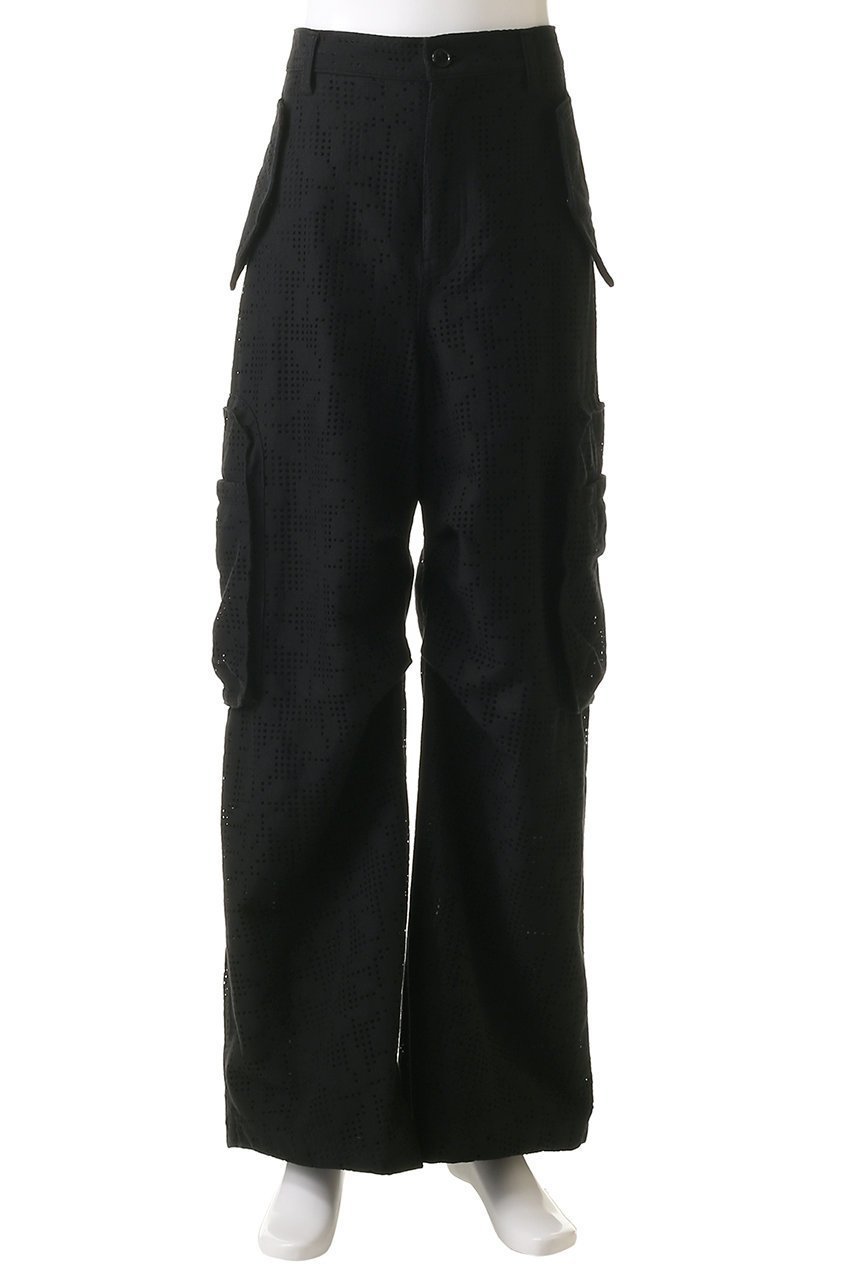 【ミディウミソリッド/MIDIUMISOLID / MEN】の【MEN】lace cargo PT パンツ 人気、トレンドファッション・服の通販 founy(ファニー) 　ファッション　Fashion　メンズファッション　Fashion for Men　ボトムス　Bottoms　カーゴパンツ　Cargo Pants, Utility Pants　クロップド　Cropped, Short Length　コンパクト　Compact, Small Size　トレンド　Trend, Trending Now　ドローコード　Drawcord, Drawstring Cord　ポケット　Pocket, Pocket Detail　ミリタリー　Military, Army Style　レース　Lace, Lace Fabric　ワーク　Workwear, Utility Style　other-2|ID: prp329100004539448 ipo3291000000035951941