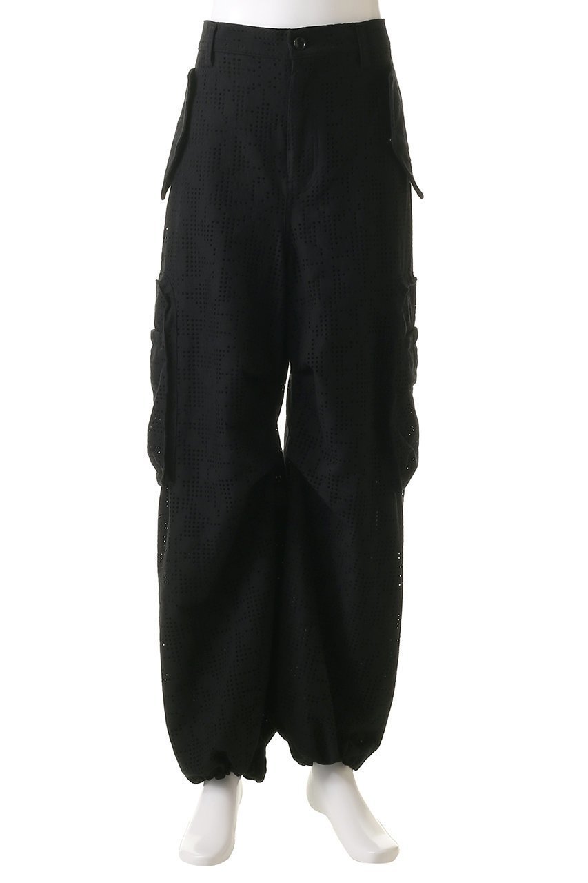 【ミディウミソリッド/MIDIUMISOLID / MEN】の【MEN】lace cargo PT パンツ 人気、トレンドファッション・服の通販 founy(ファニー) 　ファッション　Fashion　メンズファッション　Fashion for Men　ボトムス　Bottoms　カーゴパンツ　Cargo Pants, Utility Pants　クロップド　Cropped, Short Length　コンパクト　Compact, Small Size　トレンド　Trend, Trending Now　ドローコード　Drawcord, Drawstring Cord　ポケット　Pocket, Pocket Detail　ミリタリー　Military, Army Style　レース　Lace, Lace Fabric　ワーク　Workwear, Utility Style　other-6|ID: prp329100004539448 ipo3291000000035951945