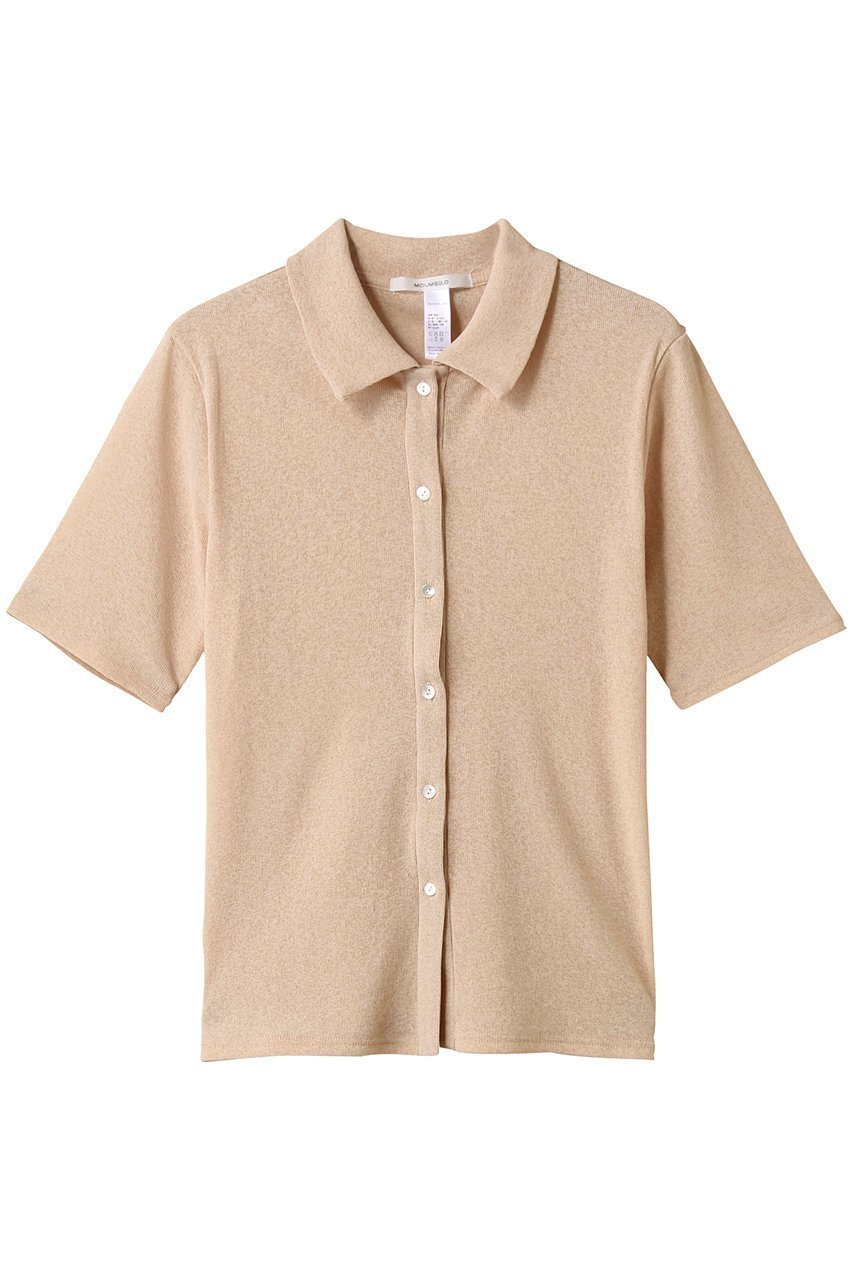 【ミディウミソリッド/MIDIUMISOLID】のsheer compact polo shirt.S シャツ インテリア・キッズ・メンズ・レディースファッション・服の通販 founy(ファニー) 　ファッション　Fashion　レディースファッション　WOMEN　トップス・カットソー　Tops/Tshirt　シャツ/ブラウス　Shirts/Blouses　ポロシャツ　Polo Shirts　シンプル　Simple　ファブリック　Fabric　フィット　Fit　ポロシャツ　Polo Shirt　今季　This Season　定番　Standard　NEW・新作・新着・新入荷　New Arrivals　orange|ID: prp329100004539449 ipo3291000000032074438