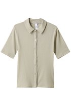 【ミディウミソリッド/MIDIUMISOLID】のsheer compact polo shirt.S シャツ beige|ID: prp329100004539449 ipo3291000000032099988