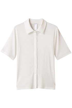 【ミディウミソリッド/MIDIUMISOLID】 sheer compact polo shirt.S シャツ人気、トレンドファッション・服の通販 founy(ファニー) ファッション Fashion レディースファッション Fashion for Women トップス・カットソー Cut & Sew Tops シャツ・ブラウス・オフィスカジュアル Elegant Blouses & Button-Ups ポロシャツ・きれいめカジュアル Smart-Casual Polo Tops シンプル Simple, Minimal ファブリック Fabric, Textile フィット Fit, Slim Fit ポロシャツ Polo Shirt, Collared Tee 今季 This Season, Current Season 定番 Standard, Basic Item |ID:prp329100004539449