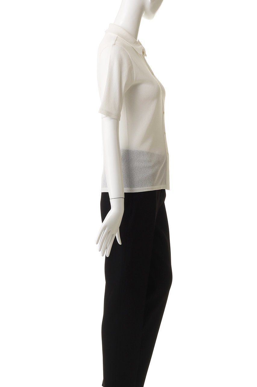 【ミディウミソリッド/MIDIUMISOLID】のsheer compact polo shirt.S シャツ 人気、トレンドファッション・服の通販 founy(ファニー) ファッション Fashion レディースファッション Fashion for Women トップス・カットソー Cut & Sew Tops シャツ・ブラウス・オフィスカジュアル Elegant Blouses & Button-Ups ポロシャツ・きれいめカジュアル Smart-Casual Polo Tops シンプル Simple, Minimal ファブリック Fabric, Textile フィット Fit, Slim Fit ポロシャツ Polo Shirt, Collared Tee 今季 This Season, Current Season 定番 Standard, Basic Item other-3|ID: prp329100004539449 ipo3291000000035923101