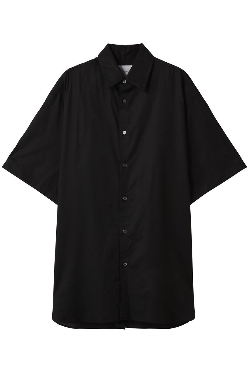 【ミディウミソリッド/MIDIUMISOLID】のh/slv wide shirt.M シャツ インテリア・キッズ・メンズ・レディースファッション・服の通販 founy(ファニー) 　ファッション　Fashion　レディースファッション　WOMEN　トップス・カットソー　Tops/Tshirt　シャツ/ブラウス　Shirts/Blouses　シアー　Sheer　ショート　Short　スリーブ　Sleeve　ビッグ　Big　ファブリック　Fabric　エレガント 上品　Elegant　NEW・新作・新着・新入荷　New Arrivals　black|ID: prp329100004539450 ipo3291000000032074448