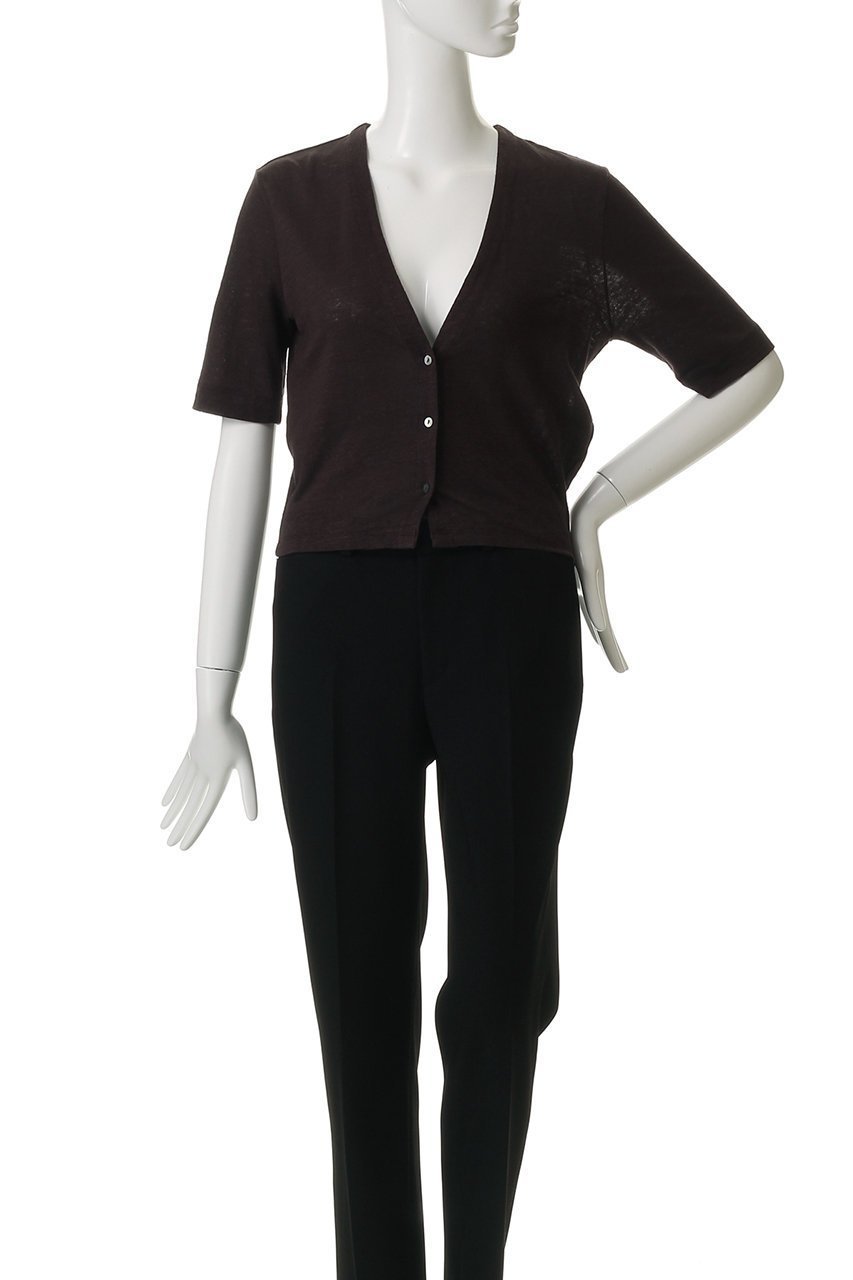 【ミディウミソリッド/MIDIUMISOLID】のh/slv compact CD カーディガン 人気、トレンドファッション・服の通販 founy(ファニー) 　ファッション　Fashion　レディースファッション　Fashion for Women　トップス・カットソー　Cut & Sew Tops　ニット　Knit Tops & Sweaters　カーディガン・羽織り　Layered Style Cardigans　カーディガン　Cardigan, Knitwear　クロップド　Cropped, Short Length　シンプル　Simple, Minimal　トレンド　Trend, Trending Now　バランス　Balance, Style Balance　ボトム　Bottoms, Lower Wear　other-2|ID: prp329100004539451 ipo3291000000035066011