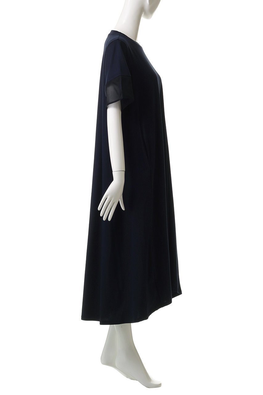 【ミディウミソリッド/MIDIUMISOLID】のslv switching A line OP.S ワンピース 人気、トレンドファッション・服の通販 founy(ファニー) 　ファッション　Fashion　レディースファッション　WOMEN　ワンピース　Dress　チュニック　Tunic　おすすめ　Recommend　エレガント 上品　Elegant　シアー　Sheer　スリーブ　Sleeve　チュニック　Tunic　ヘムライン　Hemline　ロング　Long　夏　Summer　帽子　Hat　NEW・新作・新着・新入荷　New Arrivals　春　Spring　S/S・春夏　Ss・Spring/Summer　other-3|ID: prp329100004539454 ipo3291000000032074480