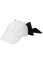 【メゾンスペシャル/MAISON SPECIAL】のバックリボンキャップ WHT(ホワイト)|ID: prp329100004539456 ipo3291000000032074492